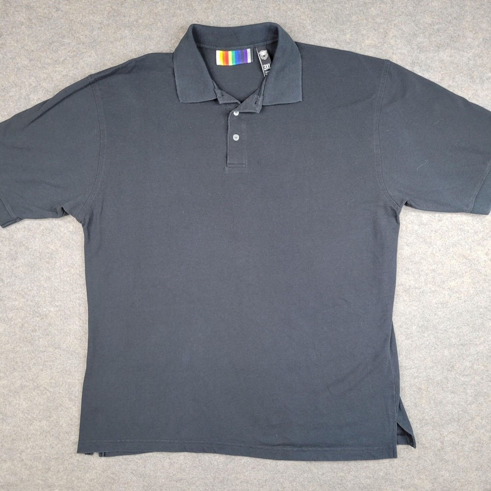 Lonsdale‎ Polo Shirt Mens 3XL Solid Knit Short Sleeve Casual Top Loves Colours